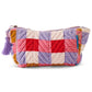 Summer Check Velvet Toiletry Bag- Kip&Co