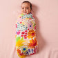Field of Dreams in Colour Bamboo Swaddle- Kip&Co