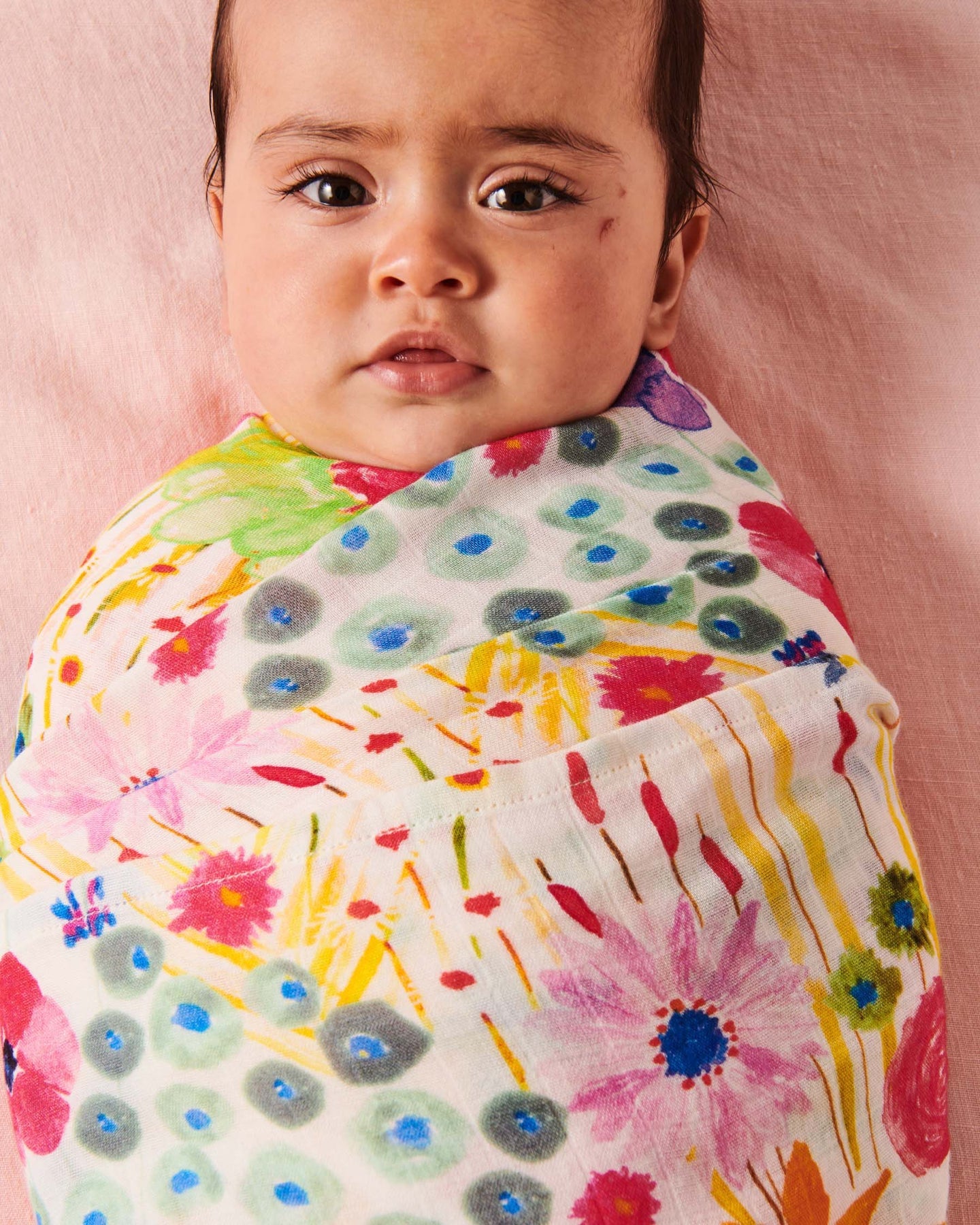 Field of Dreams in Colour Bamboo Swaddle- Kip&Co
