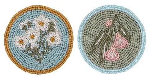 Madge Beaded Coasters Set
