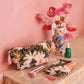 Dreamy Floral Velvet Cosmetic Purse- Kip&Co