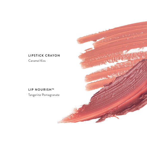 Lip Duo Deluxe Pouch Nude Coral - LÜK Beautifood