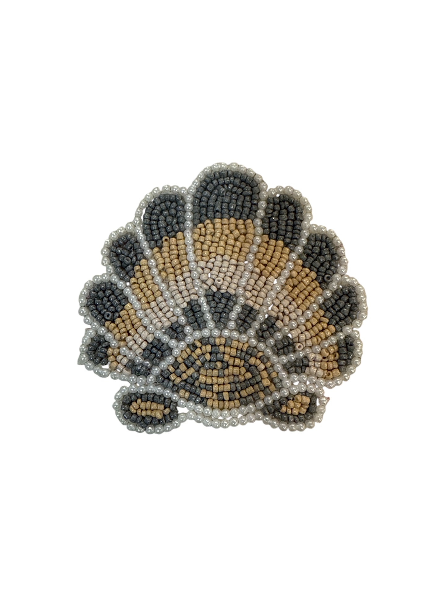 Shell Beaded Coaster Set/4