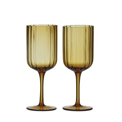 Hazel Set/2 Wine Glasses