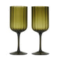 Hazel Set/2 Wine Glasses