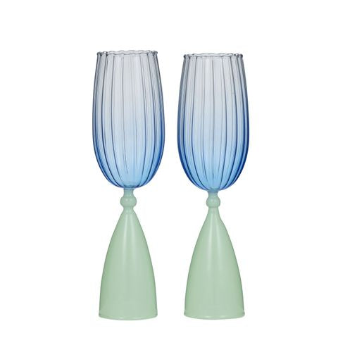 Lille Glass Flutes Set/2
