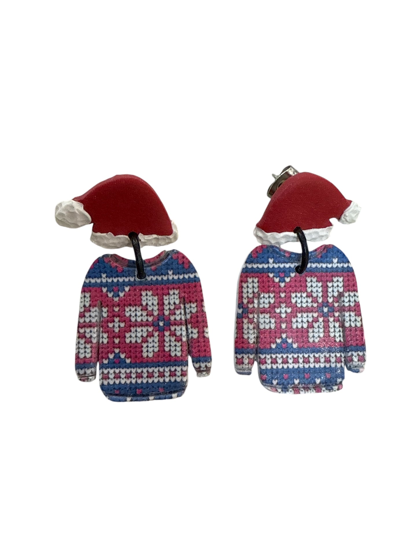 Christmas Sweater Earring- Claysmith