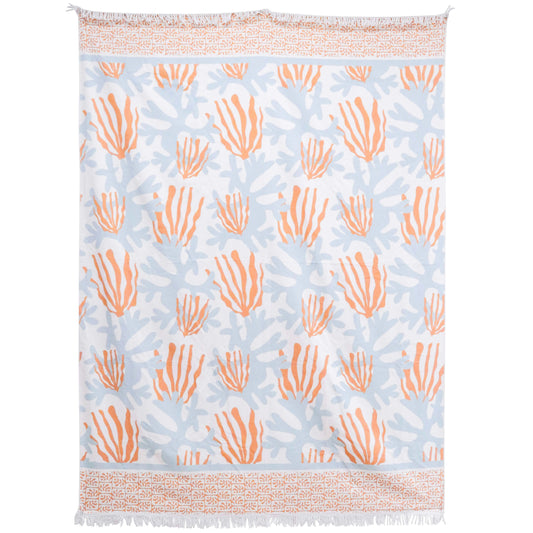 Coral XL Beach Towel