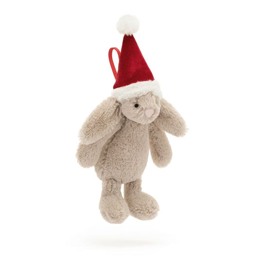 Bashful Christmas Bunny Decoration - Jellycat