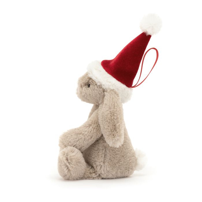 Bashful Christmas Bunny Decoration - Jellycat