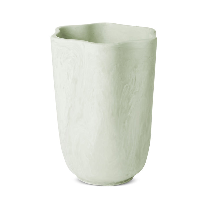 Aries Sage Green Wave Vase- Madras Link