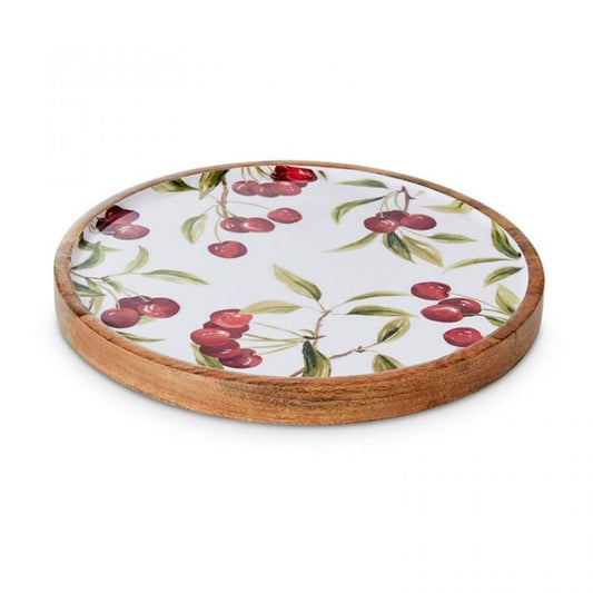 Cherry Round Platter - Madras Link