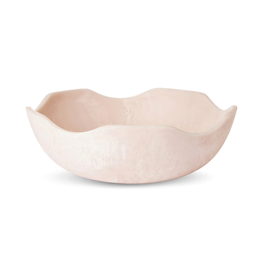 Aries Pink Wavy Salad Bowl - Madras Link