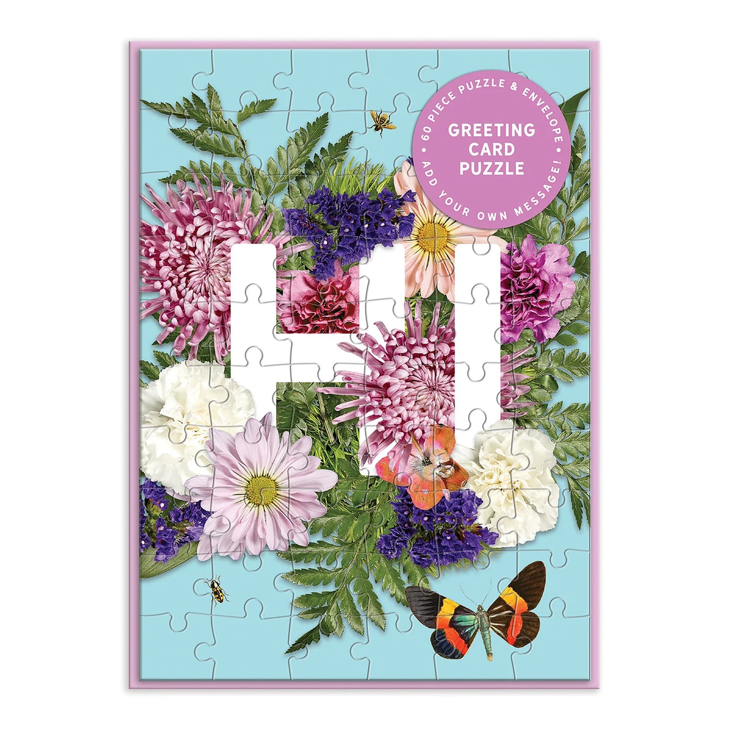 Say It With Flowers Greeting Card Puzzle
