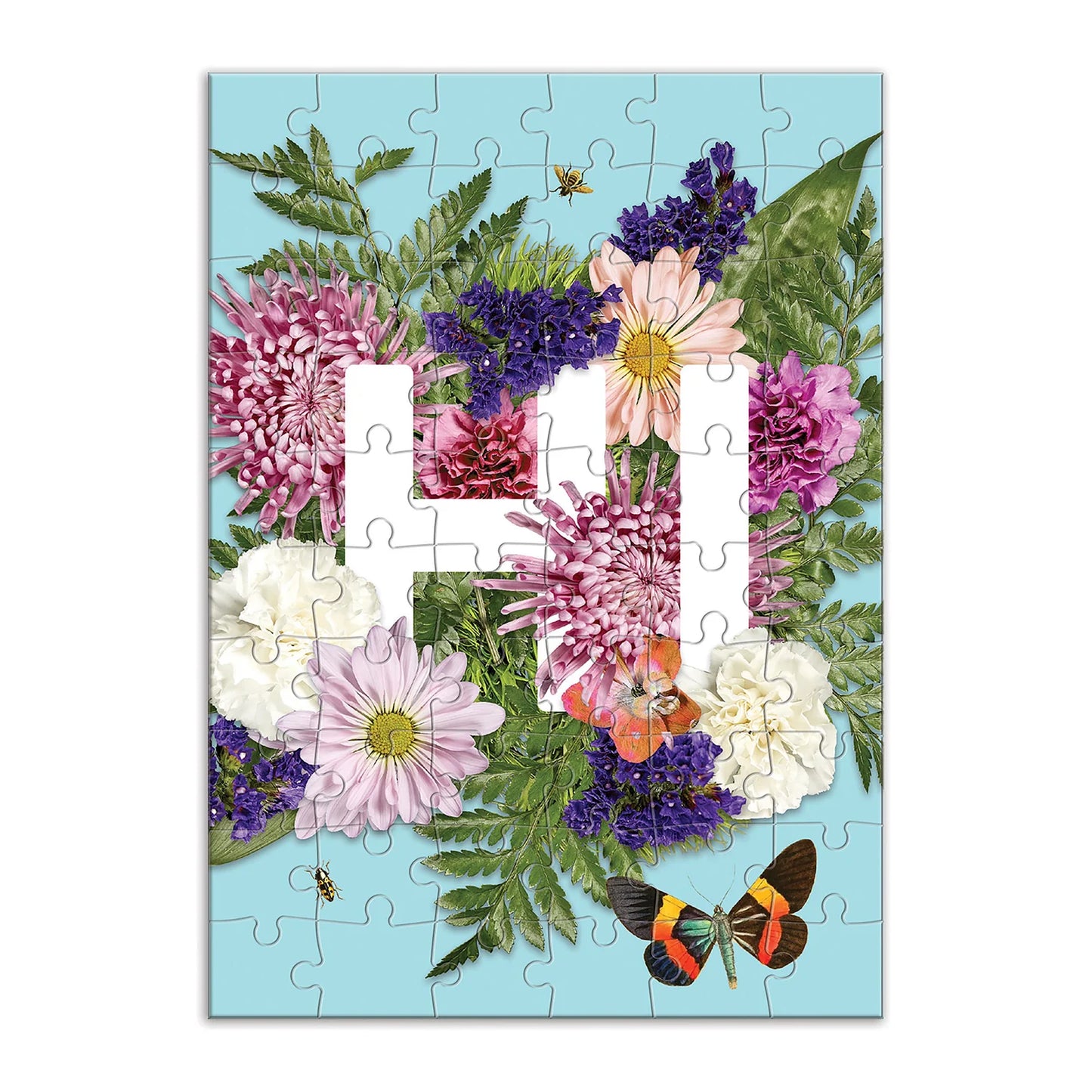 Say It With Flowers Greeting Card Puzzle