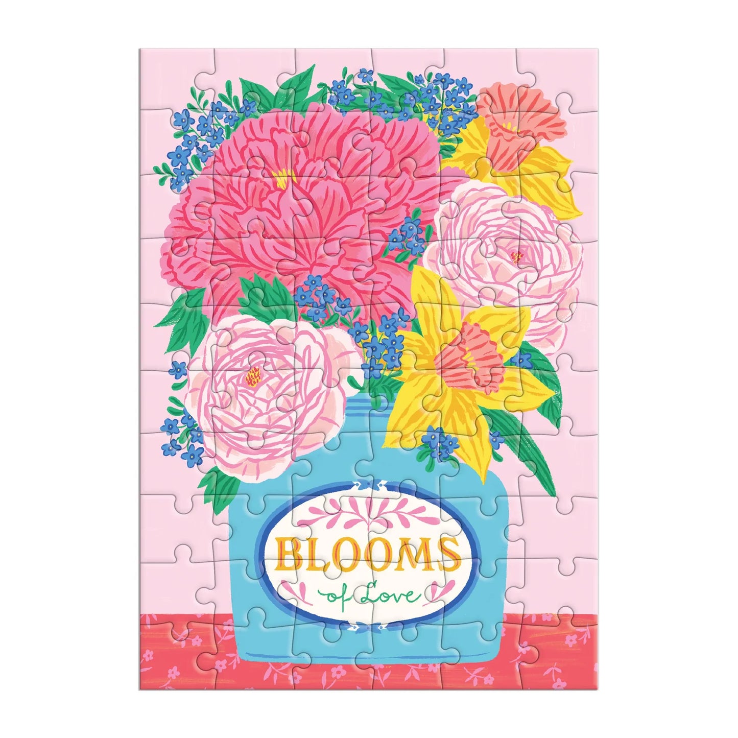 Blooms Of Love Greeting Card Puzzle