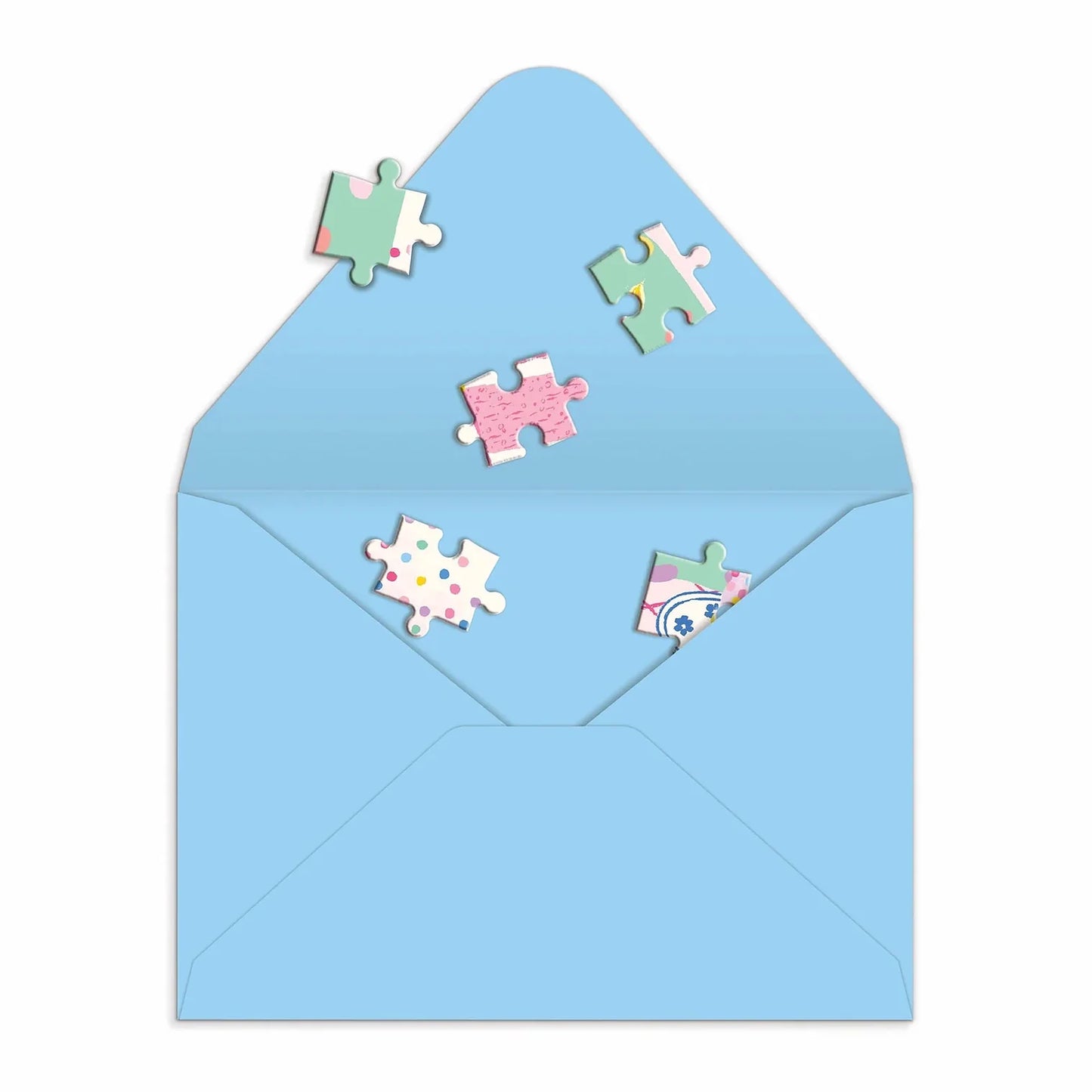 Confetti Birthday Cake Greeting Card Puzzle