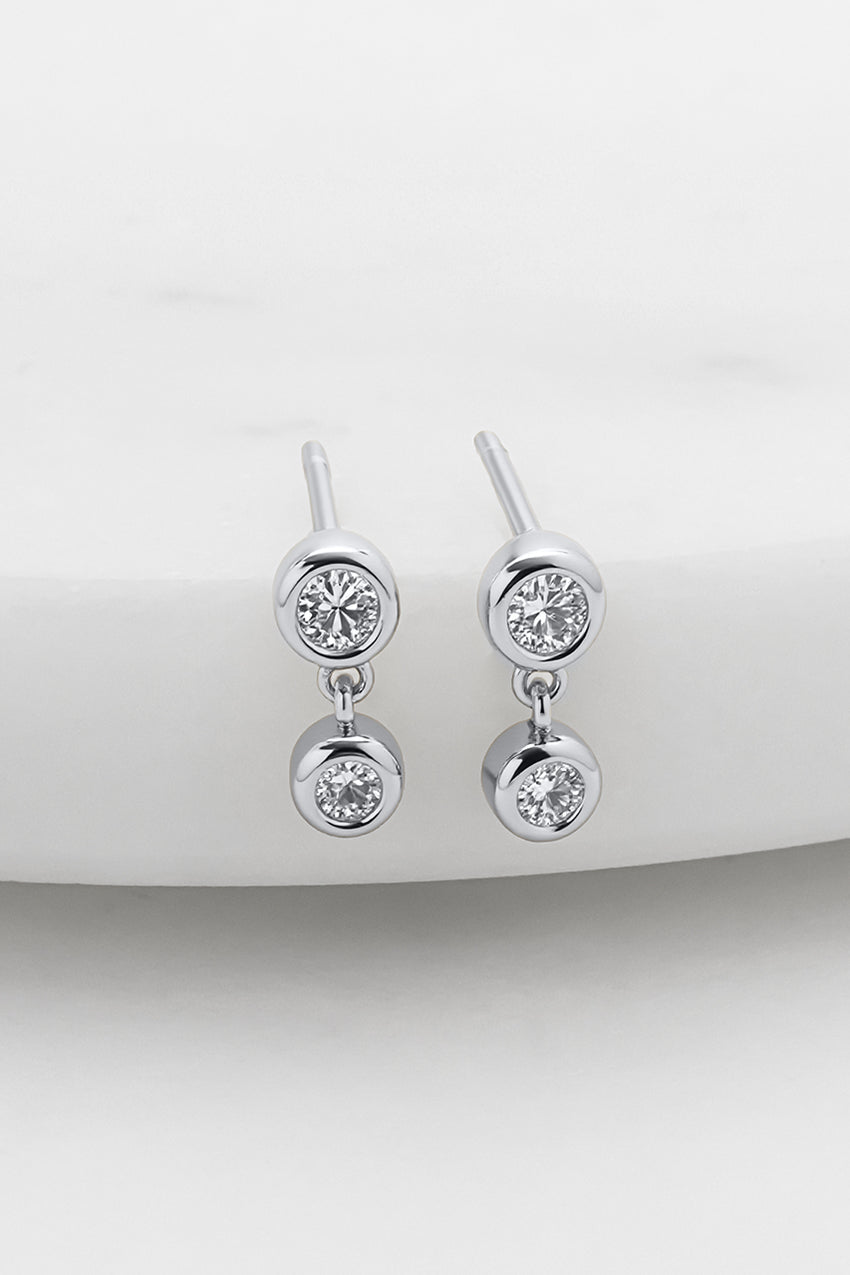 Amy Clear Crystal Earring