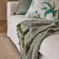 Clara Green/Cream Throw