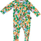 Carrot Joy Organic Long Sleeve Zip Romper