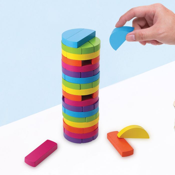 Round Tower Tumbling Blocks- Games Room