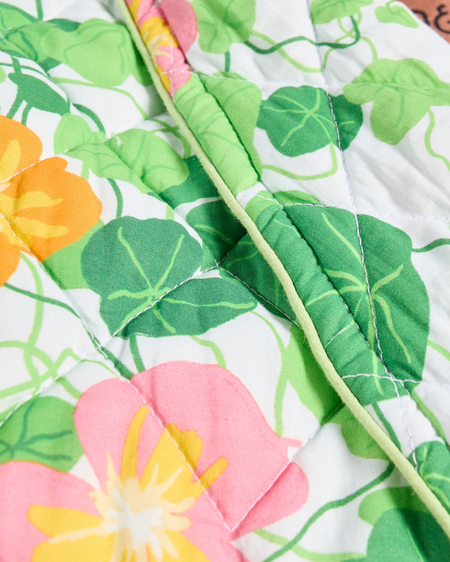 Nasturtium Quilted Cotton Robe