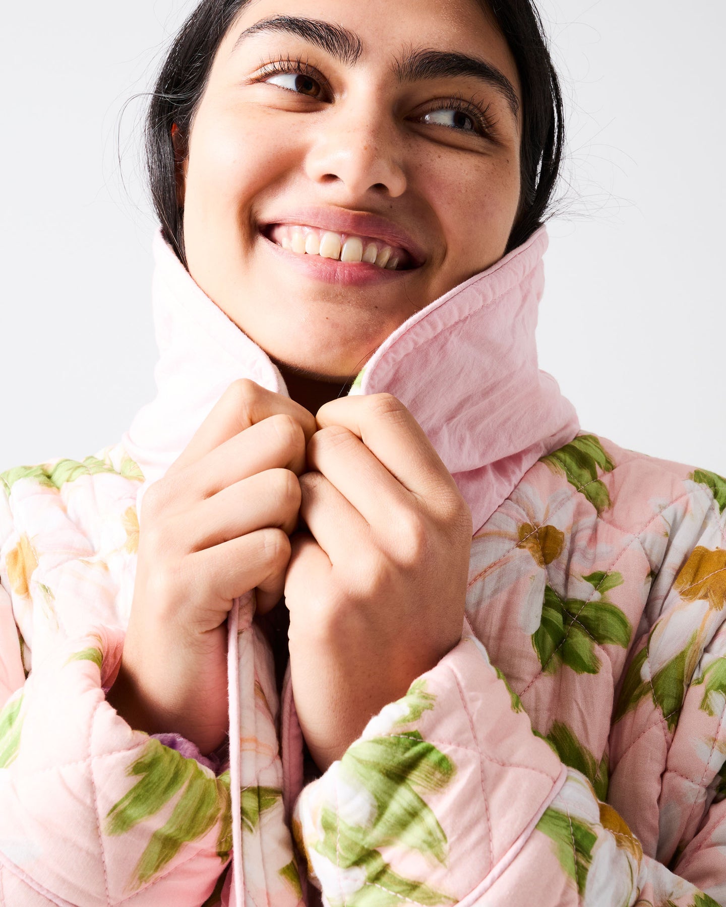 Sweet Daisy Quilted Cotton Robe