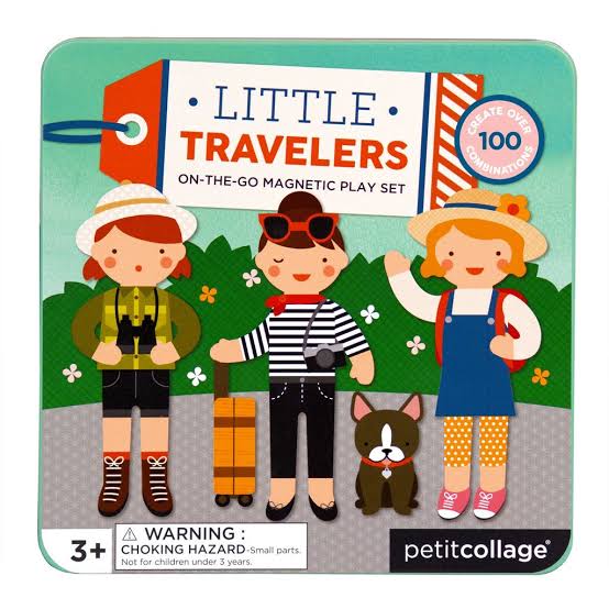 On The Go Magnetic Play Set: Little Travellers- Petit