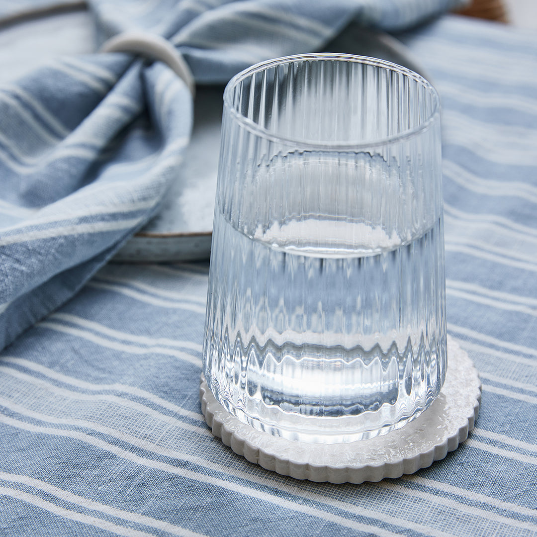 Ceramic Scallop Coaster Set/4