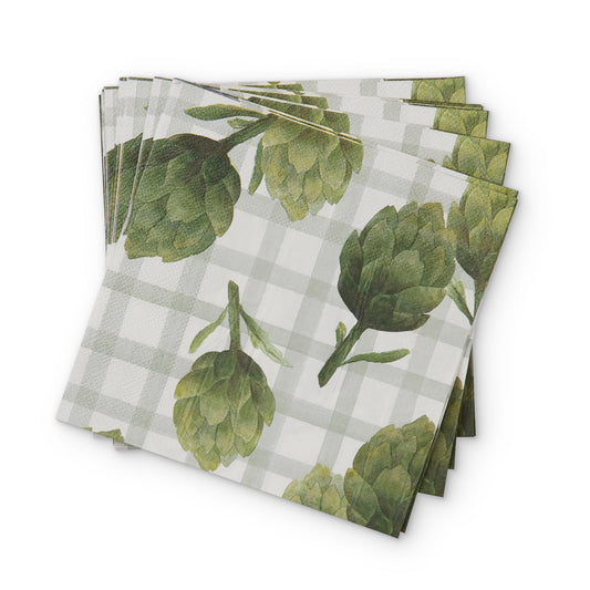 Artichoke Paper Napkin Set 20Pc