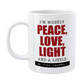 I am Mostly Peace Funny Mug - Defamations