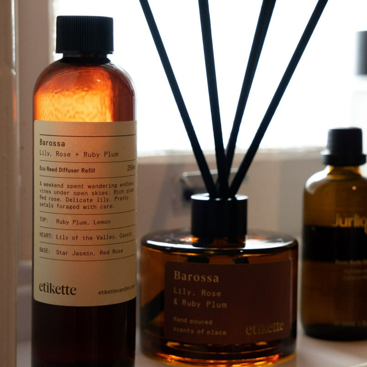 Barossa Reed Diffuser Refill - Etikette