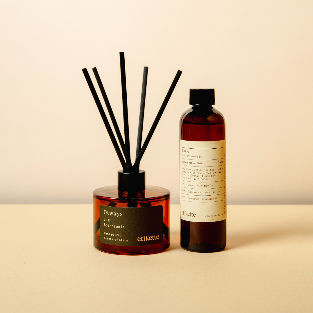 Otways Reed Diffuser Refill - Etikette