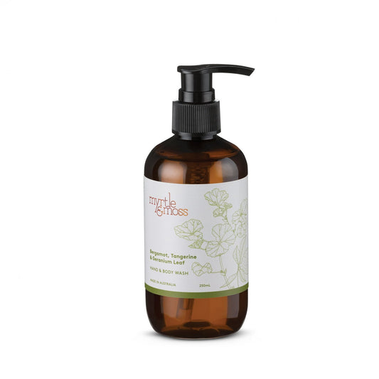 Bergamot Hand & Body Wash 250ml - Myrtle & Moss