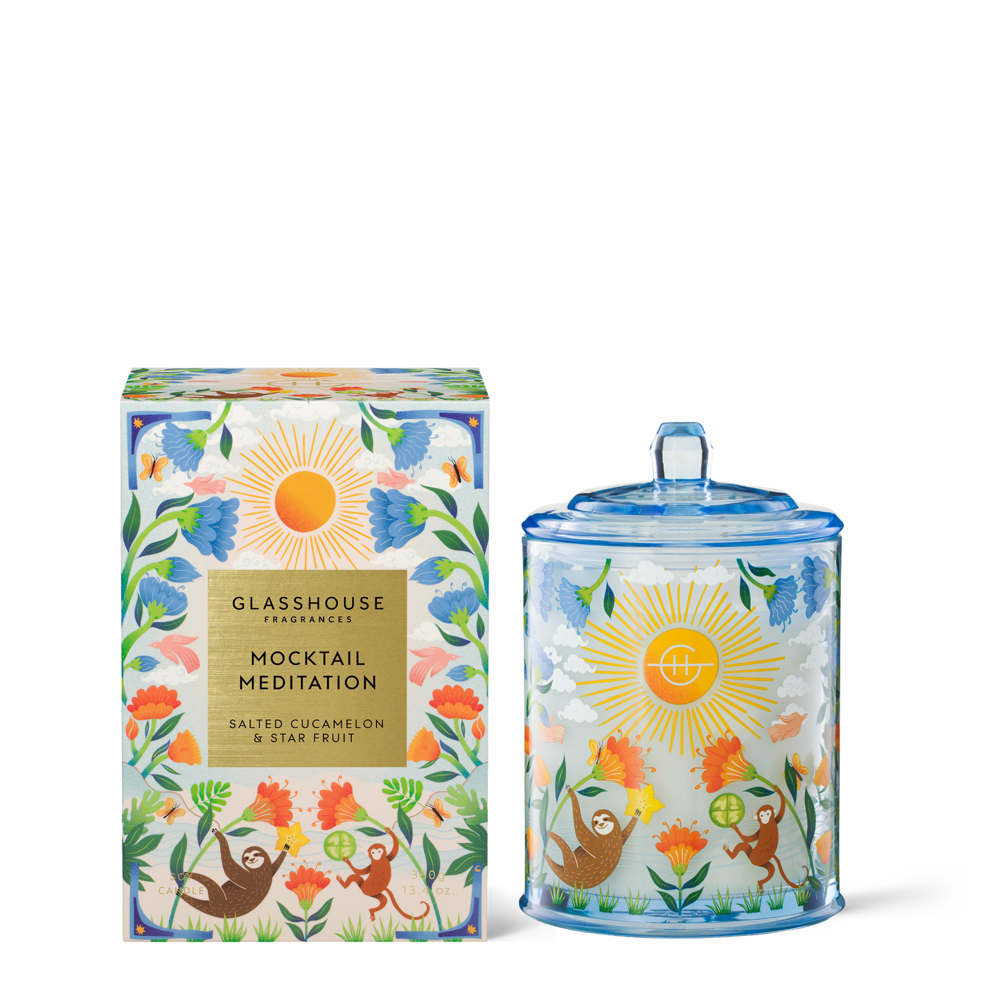 Mocktail Meditation Limited Edition 380g Candle - Glasshouse Fragrances