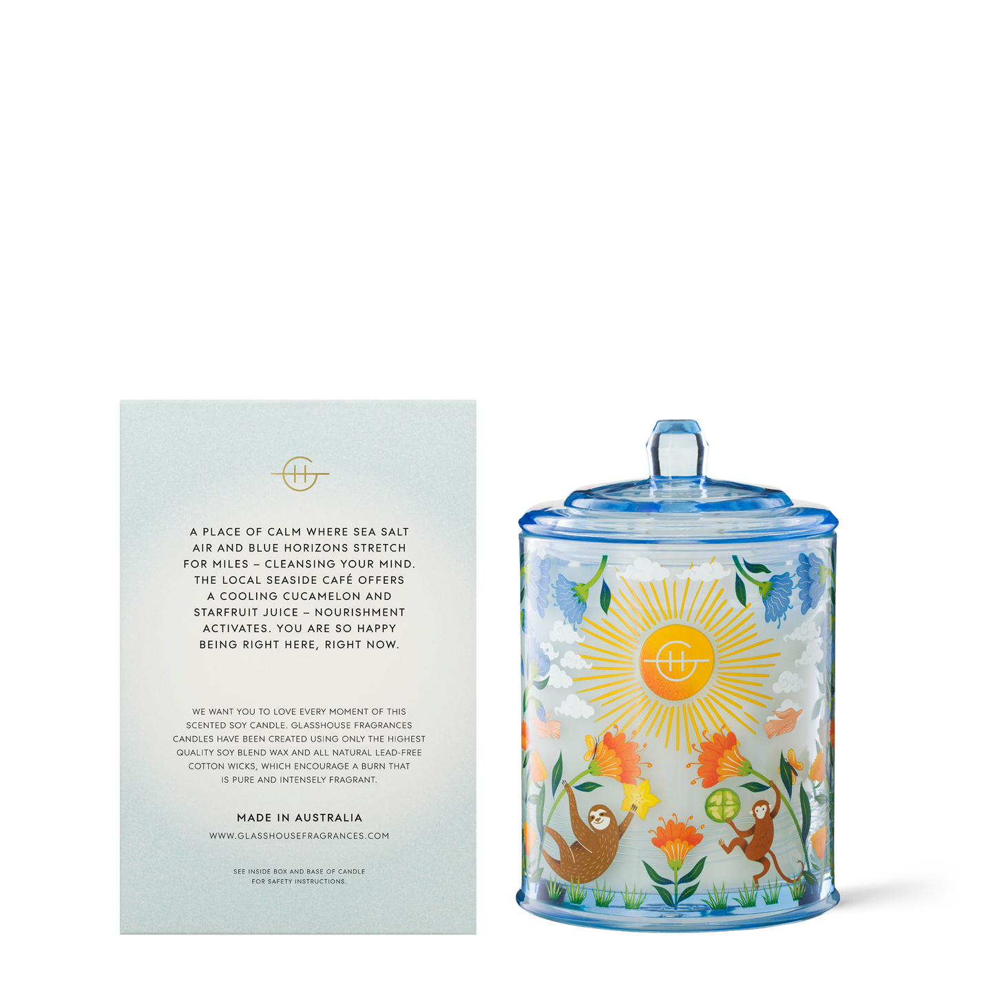 Mocktail Meditation Limited Edition 380g Candle - Glasshouse Fragrances