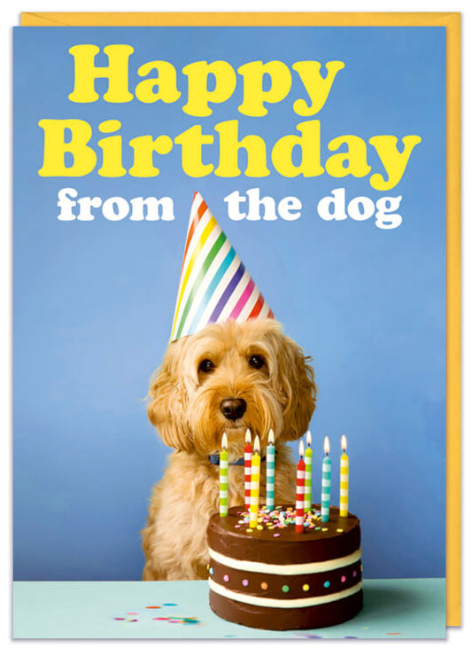 Happy Birthday From The Dog Card - Dean Morris