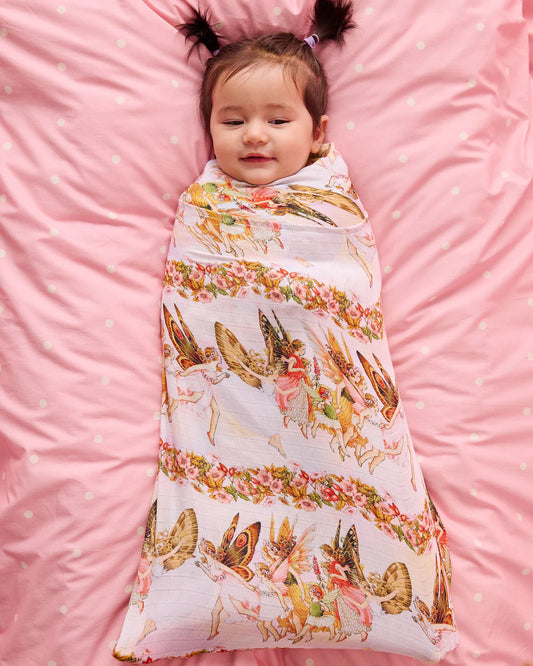 Fairyland Fairy Friends Forever Bamboo Swaddle