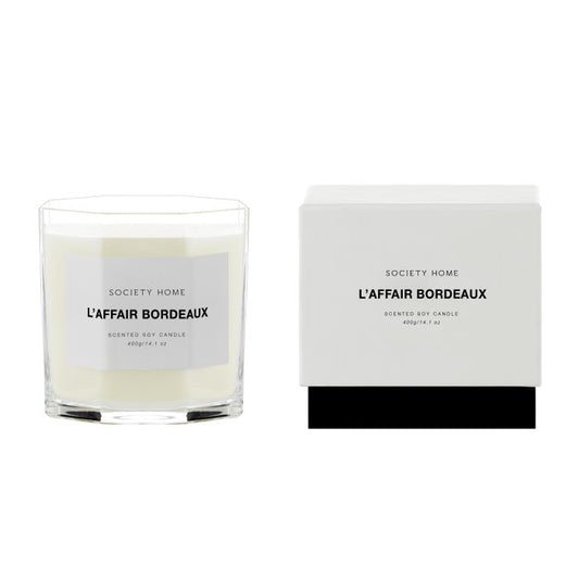 L’Affair Bordeaux 400g Scented Soy Candle