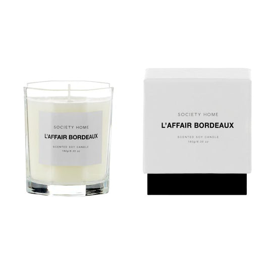 L’Affair Bordeaux 180g Scented Soy Candle