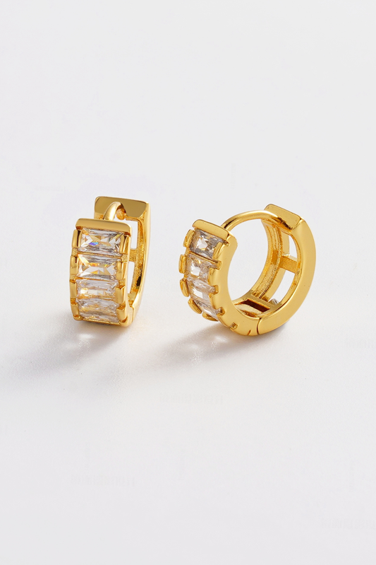 Kira Huggie Clear/Gold