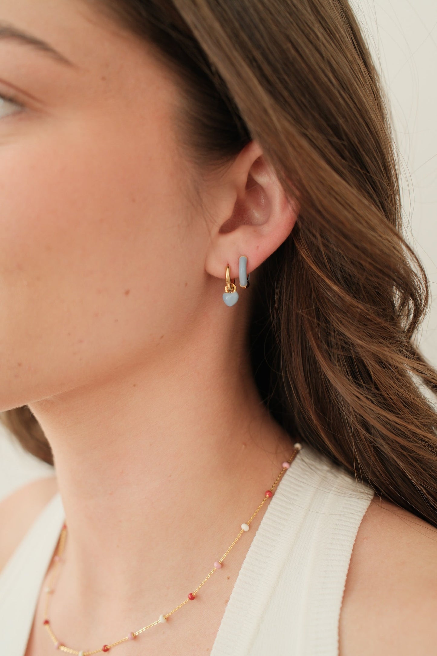 Sofia Hoop Blue/Gold