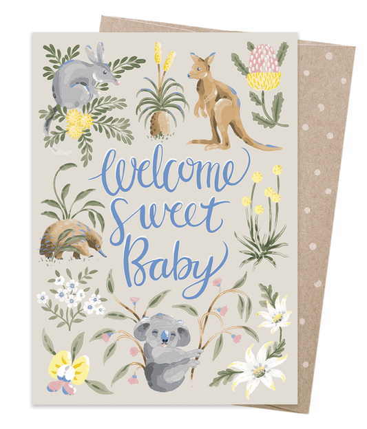 Sweet Baby Wildlife Card - Earth Greetings