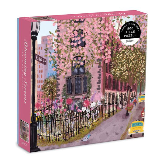 Blooming Streets 500 Piece Puzzle - Galison