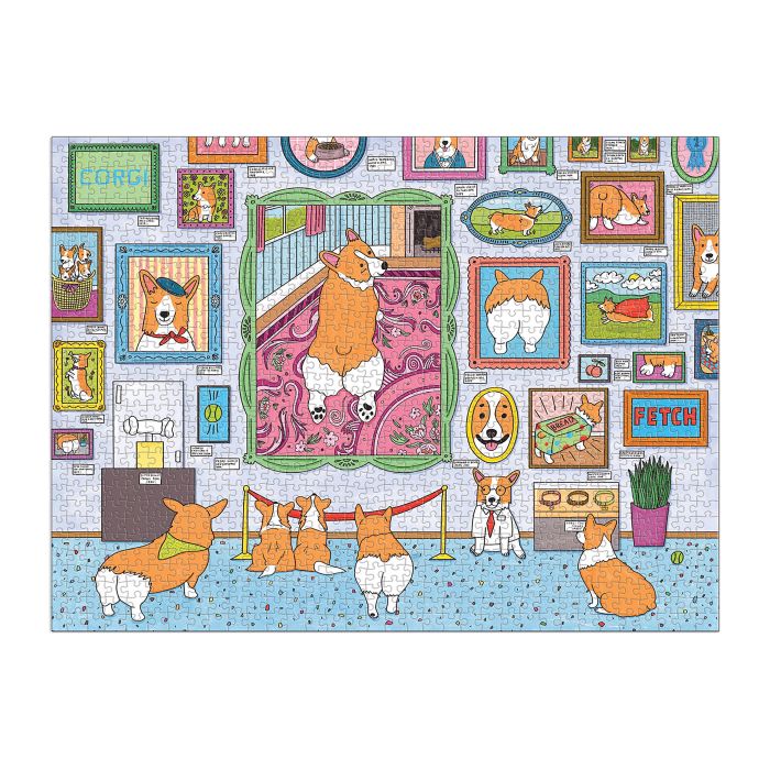 Museum Of The Corgi 1000 Piece Puzzle - Galison