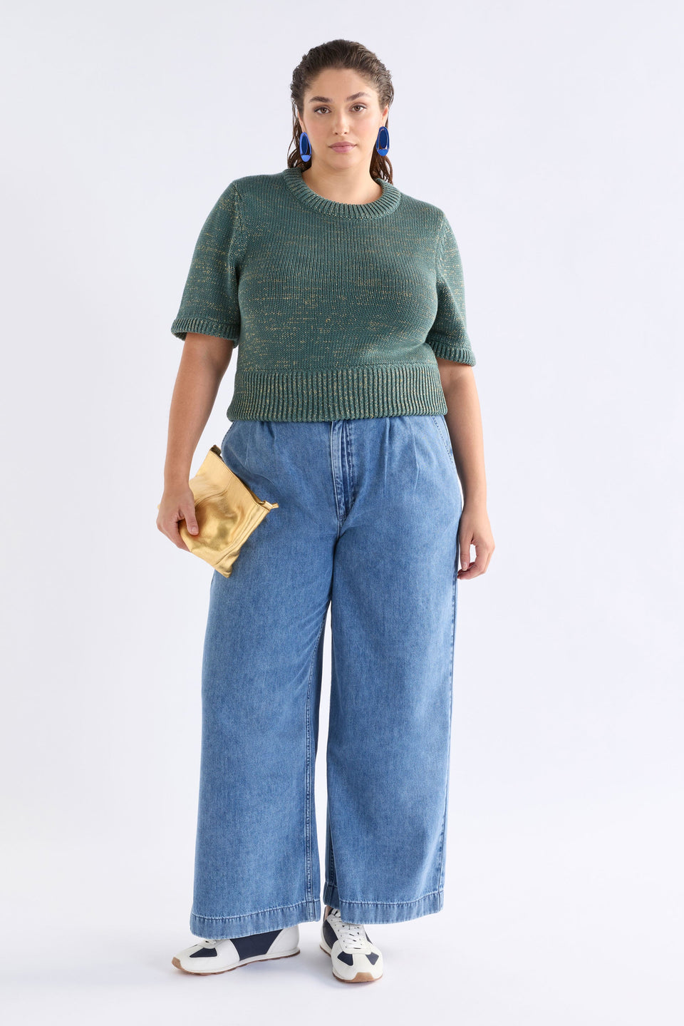Luft Lurex Knit Top