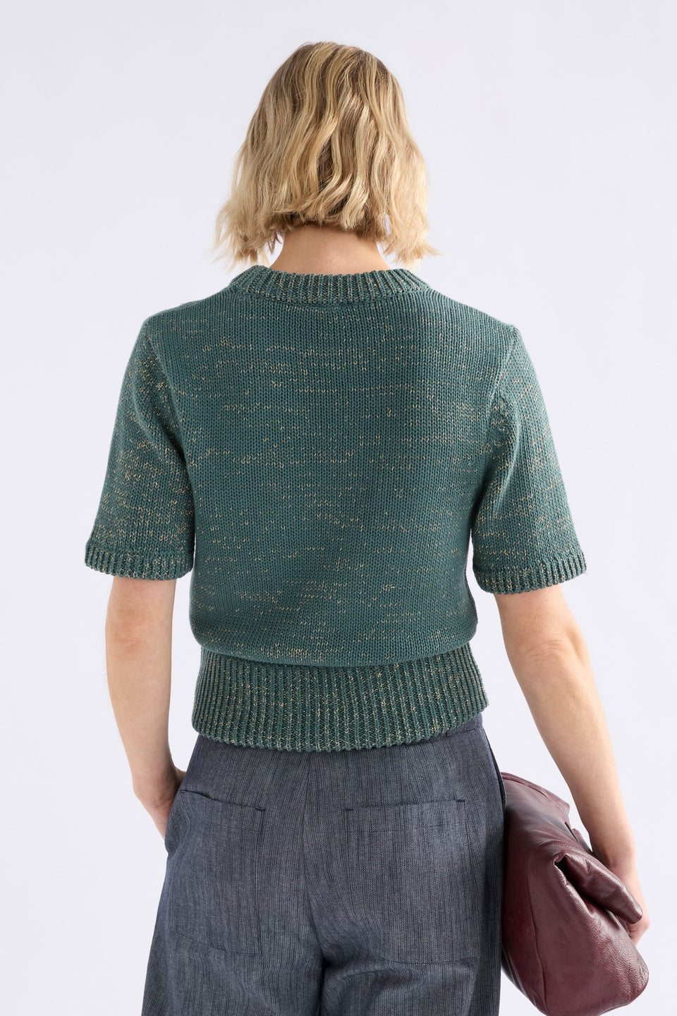Luft Lurex Knit Top