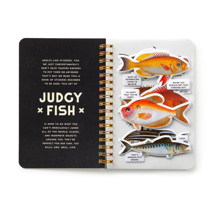 Judgy Fish (A Sticker Book) - Brass Monkey