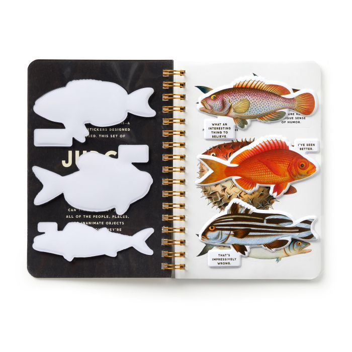 Judgy Fish (A Sticker Book) - Brass Monkey