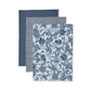 Samara Dark Blue Teatowel Pack/3